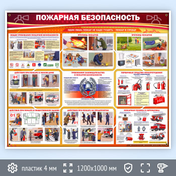 Стенд «Пожарная безопасность» (PB-02)